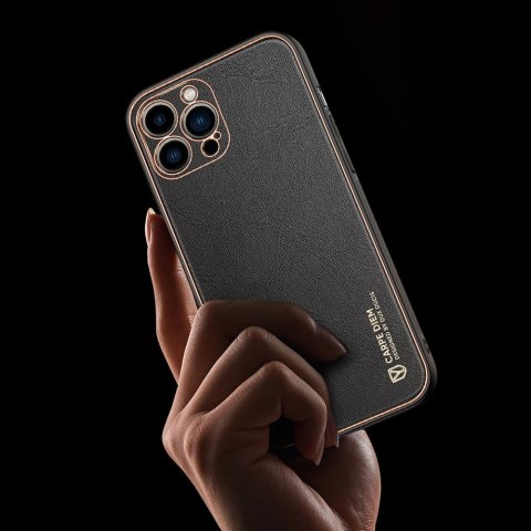 Dux Ducis Yolo eleganckie etui pokrowiec ze skóry ekologicznej iPhone 13 Pro czerwony Dux Ducis Yolo eleganckie etui pokrowiec ze skóry ekologicznej iPhone 13 Pro czerwony