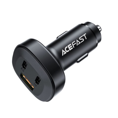 Acefast ładowarka samochodowa 66W 2x USB Typ C / USB, PPS, Power Delivery, Quick Charge 4.0, AFC, FCP, SCP czarny (B3 black) Acefast ładowarka samochodowa 66W 2x USB Typ C / USB, PPS, Power Delivery, Quick Charge 4.0, AFC, FCP, SCP czarny (B3 black)