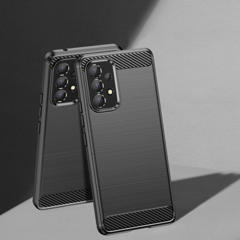Carbon Case elastyczne etui pokrowiec Samsung Galaxy A53 5G czarny Carbon Case elastyczne etui pokrowiec Samsung Galaxy A53 5G czarny