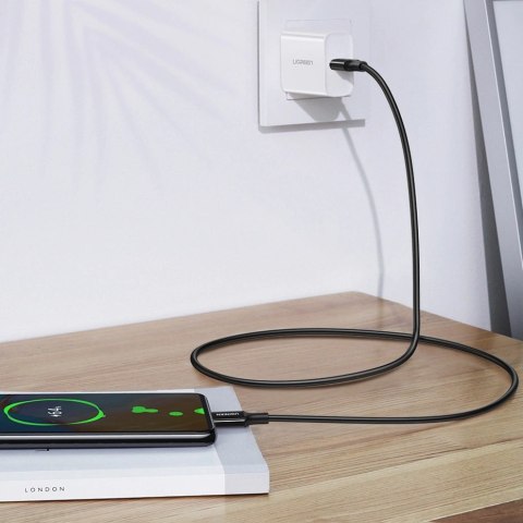 Ugreen kabel przewód USB Typ C (męski) na Typ C (męski) 1 m biały (US300) Ugreen kabel przewód USB Typ C (męski) na Typ C (męski) 1 m biały (US300)