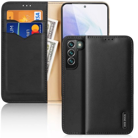 Dux Ducis Hivo skórzane etui z klapką pokrowiec ze skóry naturalnej portfel na karty i dokumenty Samsung Galaxy S22+ (S22 Plus) Dux Ducis Hivo skórzane etui z klapką pokrowiec ze skóry naturalnej portfel na karty i dokumenty Samsung Galaxy S22+ (S22 Plus)
