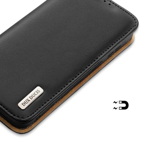 Dux Ducis Hivo skórzane etui z klapką pokrowiec ze skóry naturalnej portfel na karty i dokumenty Samsung Galaxy S22+ (S22 Plus) Dux Ducis Hivo skórzane etui z klapką pokrowiec ze skóry naturalnej portfel na karty i dokumenty Samsung Galaxy S22+ (S22 Plus)