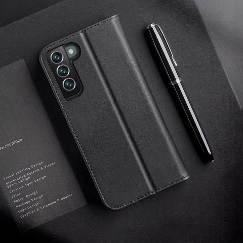 Dux Ducis Hivo skórzane etui z klapką pokrowiec ze skóry naturalnej portfel na karty i dokumenty Samsung Galaxy S22+ (S22 Plus) Dux Ducis Hivo skórzane etui z klapką pokrowiec ze skóry naturalnej portfel na karty i dokumenty Samsung Galaxy S22+ (S22 Plus)