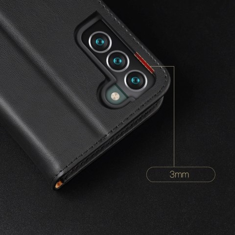 Dux Ducis Hivo skórzane etui z klapką pokrowiec ze skóry naturalnej portfel na karty i dokumenty Samsung Galaxy S22+ (S22 Plus) Dux Ducis Hivo skórzane etui z klapką pokrowiec ze skóry naturalnej portfel na karty i dokumenty Samsung Galaxy S22+ (S22 Plus)
