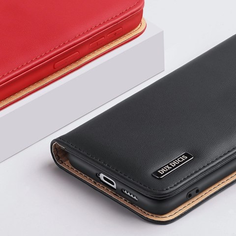 Dux Ducis Hivo skórzane etui z klapką pokrowiec ze skóry naturalnej portfel na karty i dokumenty Samsung Galaxy S22+ (S22 Plus) Dux Ducis Hivo skórzane etui z klapką pokrowiec ze skóry naturalnej portfel na karty i dokumenty Samsung Galaxy S22+ (S22 Plus)