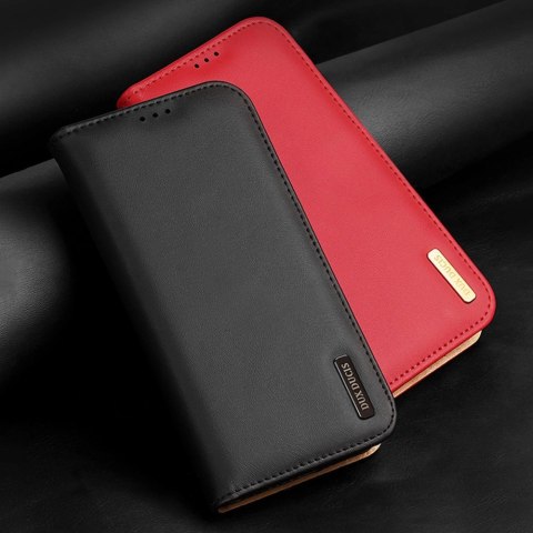 Dux Ducis Hivo skórzane etui z klapką pokrowiec ze skóry naturalnej portfel na karty i dokumenty Samsung Galaxy S22+ (S22 Plus) Dux Ducis Hivo skórzane etui z klapką pokrowiec ze skóry naturalnej portfel na karty i dokumenty Samsung Galaxy S22+ (S22 Plus)