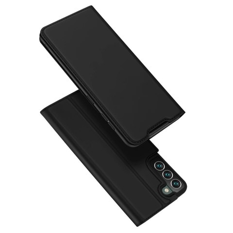 Dux Ducis Skin Pro kabura etui pokrowiec z klapką Samsung Galaxy S22+ (S22 Plus) czarny Dux Ducis Skin Pro kabura etui pokrowiec z klapką Samsung Galaxy S22+ (S22 Plus) czarny