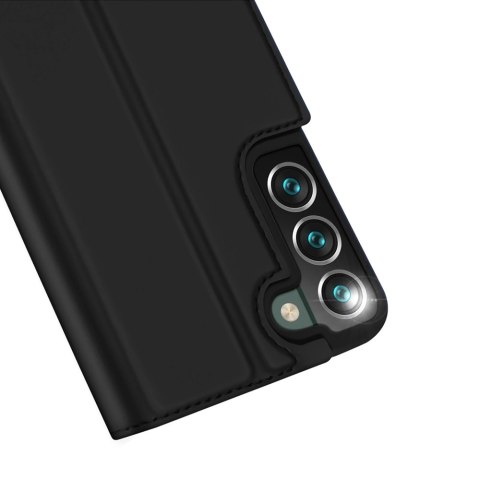 Dux Ducis Skin Pro kabura etui pokrowiec z klapką Samsung Galaxy S22+ (S22 Plus) czarny Dux Ducis Skin Pro kabura etui pokrowiec z klapką Samsung Galaxy S22+ (S22 Plus) czarny