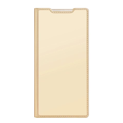 Dux Ducis Skin Pro kabura etui pokrowiec z klapką Samsung Galaxy S22 Ultra złoty