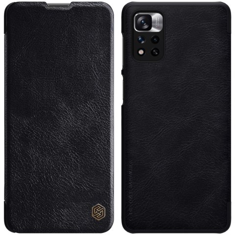 Etui Nillkin Qin Case do Xiaomi Redmi Note 11 Pro+ (China) / Redmi Note 11 Pro (China) / Mi11i HyperCharge z klapką - czarne Etui Nillkin Qin Case do Xiaomi Redmi Note 11 Pro+ (China) / Redmi Note 11 Pro (China) / Mi11i HyperCharge z klapką - czarne