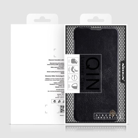 Etui Nillkin Qin Case do Xiaomi Redmi Note 11 Pro+ (China) / Redmi Note 11 Pro (China) / Mi11i HyperCharge z klapką - czarne Etui Nillkin Qin Case do Xiaomi Redmi Note 11 Pro+ (China) / Redmi Note 11 Pro (China) / Mi11i HyperCharge z klapką - czarne
