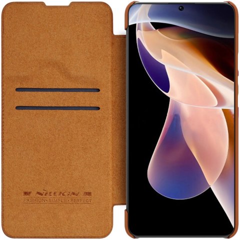 Nillkin Qin Case etui do Xiaomi Redmi Note 11 Pro+ (China) / Redmi Note 11 Pro (China) / Mi11i HyperCharge osłona na aparat kabu