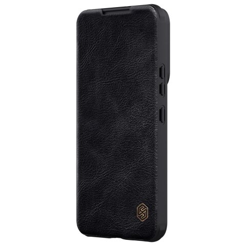 Nillkin Qin Leather Pro Case etui do Samsung Galaxy S22+ (S22 Plus) osłona na aparat kabura pokrowiec obudowa z klapką czarny Nillkin Qin Leather Pro Case etui do Samsung Galaxy S22+ (S22 Plus) osłona na aparat kabura pokrowiec obudowa z klapką czarny