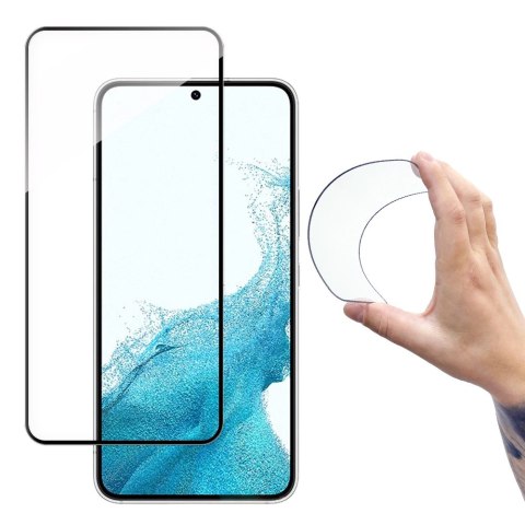 Wozinsky Full Cover Flexi Nano folia szklana szkło hartowane z ramką Samsung Galaxy S22+ (S22 Plus) przezroczysty Wozinsky Full Cover Flexi Nano folia szklana szkło hartowane z ramką Samsung Galaxy S22+ (S22 Plus) przezroczysty