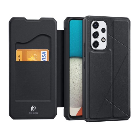 DUX DUCIS Skin X kabura etui pokrowiec z klapką Samsung Galaxy A73 czarny DUX DUCIS Skin X kabura etui pokrowiec z klapką Samsung Galaxy A73 czarny
