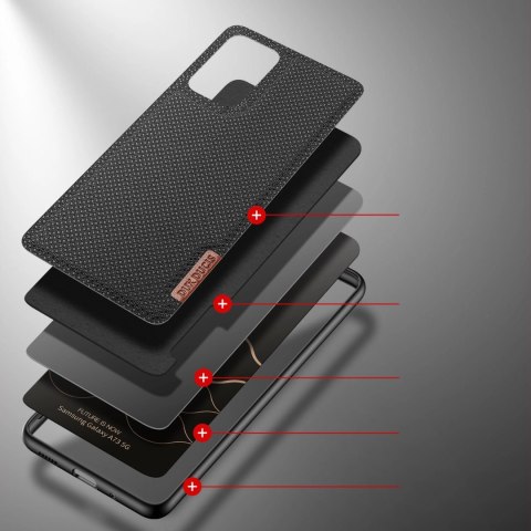 Dux Ducis Fino etui pokrowiec pokryty nylonowym materiałem Samsung Galaxy A73 czarny Dux Ducis Fino etui pokrowiec pokryty nylonowym materiałem Samsung Galaxy A73 czarny