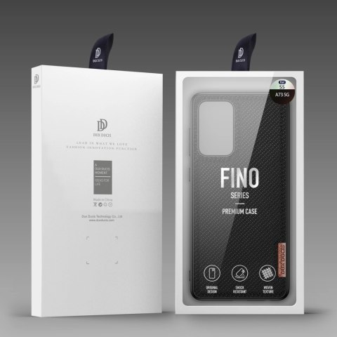 Dux Ducis Fino etui pokrowiec pokryty nylonowym materiałem Samsung Galaxy A73 czarny Dux Ducis Fino etui pokrowiec pokryty nylonowym materiałem Samsung Galaxy A73 czarny