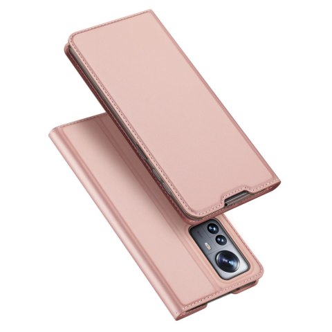 Dux Ducis Skin Pro kabura etui pokrowiec z klapką Xiaomi 12 Pro różowy Dux Ducis Skin Pro kabura etui pokrowiec z klapką Xiaomi 12 Pro różowy