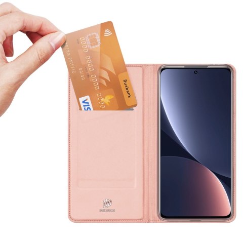 Dux Ducis Skin Pro kabura etui pokrowiec z klapką Xiaomi 12 Pro różowy Dux Ducis Skin Pro kabura etui pokrowiec z klapką Xiaomi 12 Pro różowy