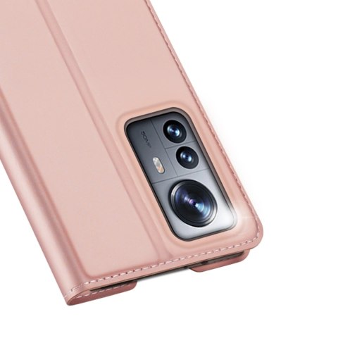Dux Ducis Skin Pro kabura etui pokrowiec z klapką Xiaomi 12 Pro różowy Dux Ducis Skin Pro kabura etui pokrowiec z klapką Xiaomi 12 Pro różowy