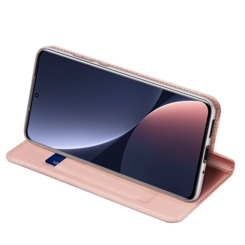 Dux Ducis Skin Pro kabura etui pokrowiec z klapką Xiaomi 12 Pro różowy Dux Ducis Skin Pro kabura etui pokrowiec z klapką Xiaomi 12 Pro różowy