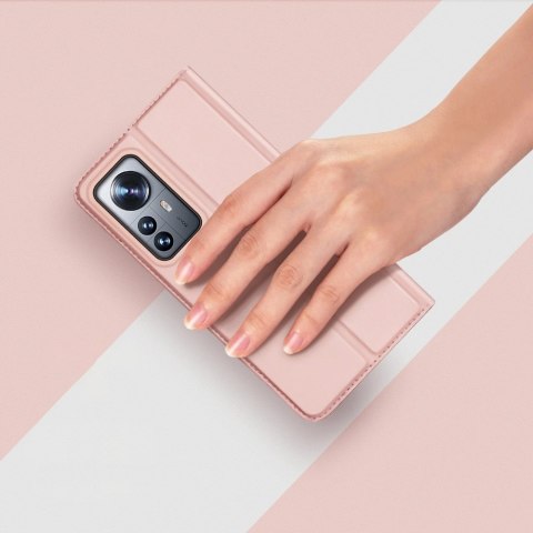 Dux Ducis Skin Pro kabura etui pokrowiec z klapką Xiaomi 12 Pro różowy Dux Ducis Skin Pro kabura etui pokrowiec z klapką Xiaomi 12 Pro różowy