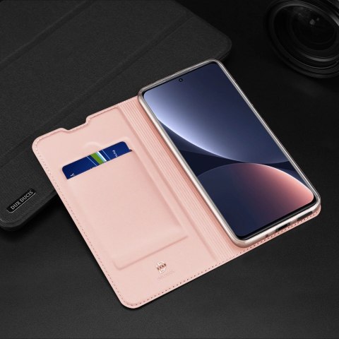 Dux Ducis Skin Pro kabura etui pokrowiec z klapką Xiaomi 12 Pro różowy Dux Ducis Skin Pro kabura etui pokrowiec z klapką Xiaomi 12 Pro różowy