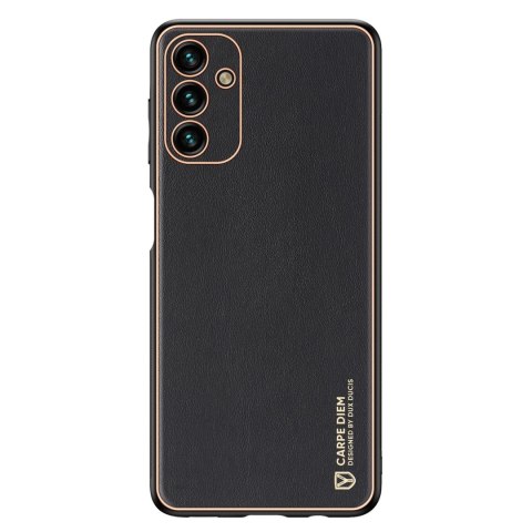 Dux Ducis Yolo eleganckie etui pokrowiec ze skóry ekologicznej Samsung Galaxy A13 5G czarny Dux Ducis Yolo eleganckie etui pokrowiec ze skóry ekologicznej Samsung Galaxy A13 5G czarny