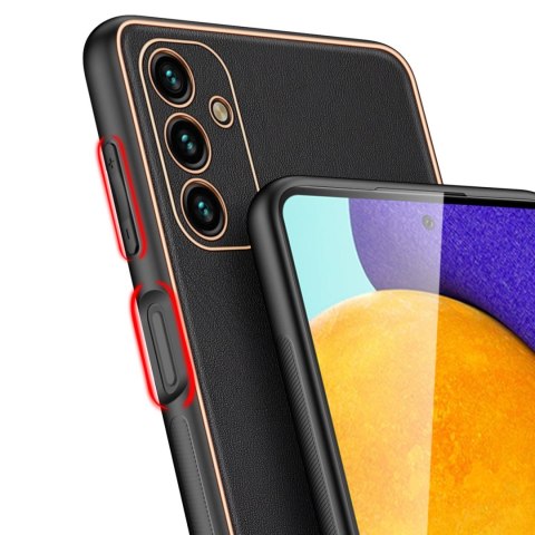 Dux Ducis Yolo eleganckie etui pokrowiec ze skóry ekologicznej Samsung Galaxy A13 5G czarny Dux Ducis Yolo eleganckie etui pokrowiec ze skóry ekologicznej Samsung Galaxy A13 5G czarny