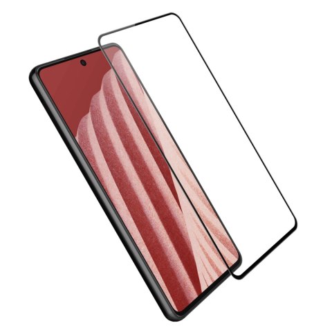 Nillkin CP+PRO ultracienkie szkło hartowane na cały ekran z ramką 0,2 mm 9H Samsung Galaxy A73 czarny