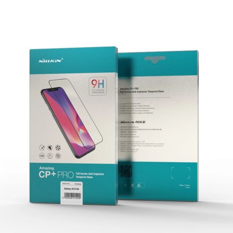 Nillkin CP+PRO ultracienkie szkło hartowane na cały ekran z ramką 0,2 mm 9H Samsung Galaxy A73 czarny
