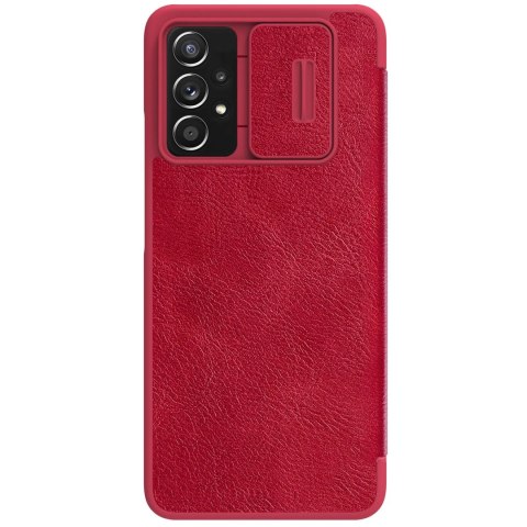 Nillkin Qin skórzana kabura etui Samsung Galaxy A73 czerwony Nillkin Qin skórzana kabura etui Samsung Galaxy A73 czerwony