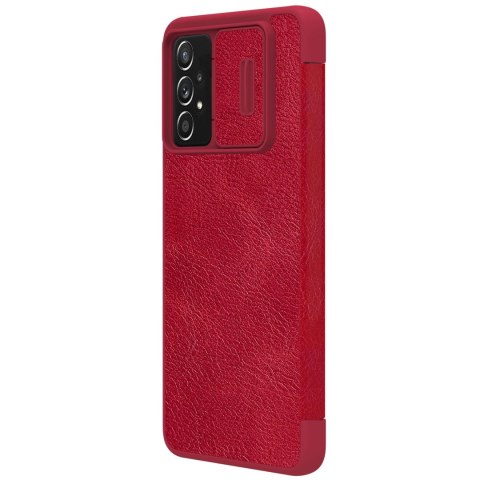 Nillkin Qin skórzana kabura etui Samsung Galaxy A73 czerwony Nillkin Qin skórzana kabura etui Samsung Galaxy A73 czerwony