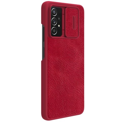 Nillkin Qin skórzana kabura etui Samsung Galaxy A73 czerwony Nillkin Qin skórzana kabura etui Samsung Galaxy A73 czerwony