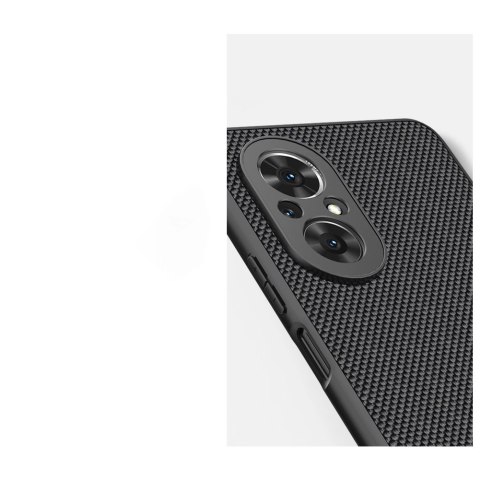 Nillkin Textured Case wytrzymałe wzmocnione etui z żelową ramką i nylonem na tyle Honor 50 SE czarny Nillkin Textured Case wytrzymałe wzmocnione etui z żelową ramką i nylonem na tyle Honor 50 SE czarny