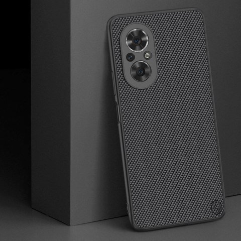 Nillkin Textured Case wytrzymałe wzmocnione etui z żelową ramką i nylonem na tyle Honor 50 SE czarny Nillkin Textured Case wytrzymałe wzmocnione etui z żelową ramką i nylonem na tyle Honor 50 SE czarny