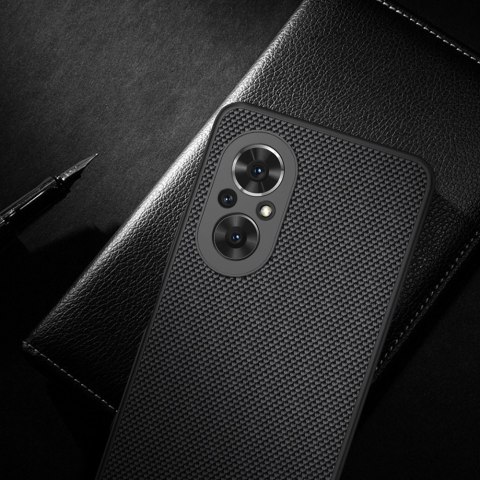 Nillkin Textured Case wytrzymałe wzmocnione etui z żelową ramką i nylonem na tyle Honor 50 SE czarny Nillkin Textured Case wytrzymałe wzmocnione etui z żelową ramką i nylonem na tyle Honor 50 SE czarny