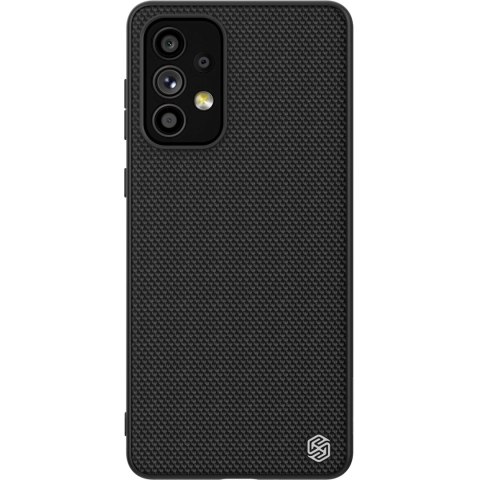 Nillkin Textured Case wytrzymałe wzmocnione etui z żelową ramką i nylonem na tyle Samsung Galaxy A73 czarny Nillkin Textured Case wytrzymałe wzmocnione etui z żelową ramką i nylonem na tyle Samsung Galaxy A73 czarny
