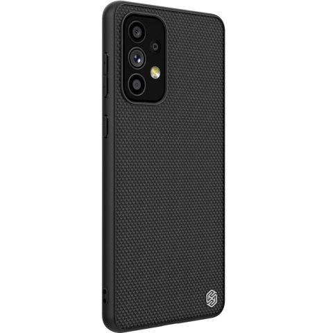 Nillkin Textured Case wytrzymałe wzmocnione etui z żelową ramką i nylonem na tyle Samsung Galaxy A73 czarny Nillkin Textured Case wytrzymałe wzmocnione etui z żelową ramką i nylonem na tyle Samsung Galaxy A73 czarny