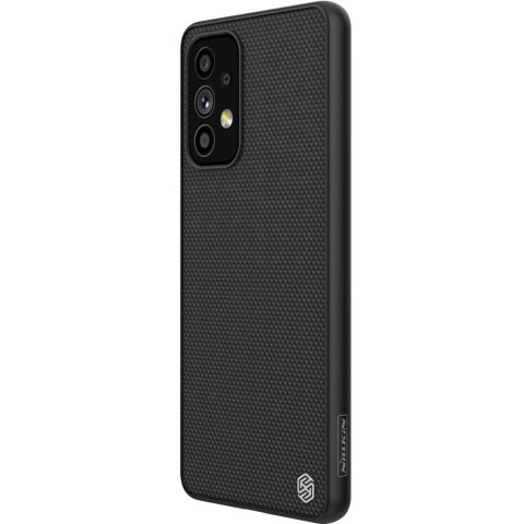 Nillkin Textured Case wytrzymałe wzmocnione etui z żelową ramką i nylonem na tyle Samsung Galaxy A73 czarny Nillkin Textured Case wytrzymałe wzmocnione etui z żelową ramką i nylonem na tyle Samsung Galaxy A73 czarny