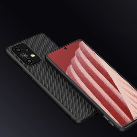 Nillkin Textured Case wytrzymałe wzmocnione etui z żelową ramką i nylonem na tyle Samsung Galaxy A73 czarny Nillkin Textured Case wytrzymałe wzmocnione etui z żelową ramką i nylonem na tyle Samsung Galaxy A73 czarny