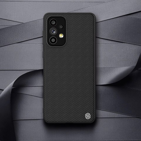 Nillkin Textured Case wytrzymałe wzmocnione etui z żelową ramką i nylonem na tyle Samsung Galaxy A73 czarny Nillkin Textured Case wytrzymałe wzmocnione etui z żelową ramką i nylonem na tyle Samsung Galaxy A73 czarny
