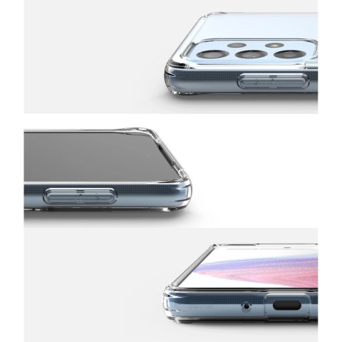 Ringke Fusion etui pokrowiec z żelową ramką Samsung Galaxy A73 przezroczysty Ringke Fusion etui pokrowiec z żelową ramką Samsung Galaxy A73 przezroczysty