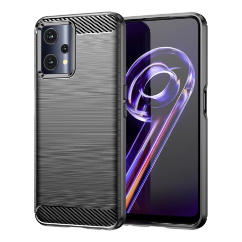 Carbon Case elastyczne etui pokrowiec Realme 9 Pro czarny Carbon Case elastyczne etui pokrowiec Realme 9 Pro czarny