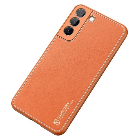 Dux Ducis Yolo eleganckie etui pokrowiec ze skóry ekologicznej Samsung Galaxy S22+ (S22 Plus) pomarańczowy Dux Ducis Yolo eleganckie etui pokrowiec ze skóry ekologicznej Samsung Galaxy S22+ (S22 Plus) pomarańczowy