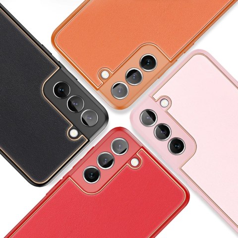 Dux Ducis Yolo eleganckie etui pokrowiec ze skóry ekologicznej Samsung Galaxy S22+ (S22 Plus) pomarańczowy Dux Ducis Yolo eleganckie etui pokrowiec ze skóry ekologicznej Samsung Galaxy S22+ (S22 Plus) pomarańczowy