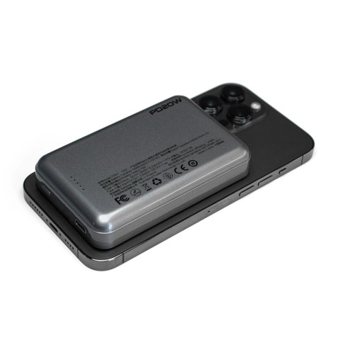 Dudao TGK1 powerbank z ładowarką bezprzewodową MagSafe 20W 10000mAh czarny (TGK1-czarny) Dudao TGK1 powerbank z ładowarką bezprzewodową MagSafe 20W 10000mAh czarny (TGK1-czarny)