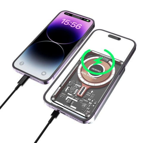 Dudao TGK1 powerbank z ładowarką bezprzewodową MagSafe 20W 10000mAh czarny (TGK1-czarny) Dudao TGK1 powerbank z ładowarką bezprzewodową MagSafe 20W 10000mAh czarny (TGK1-czarny)