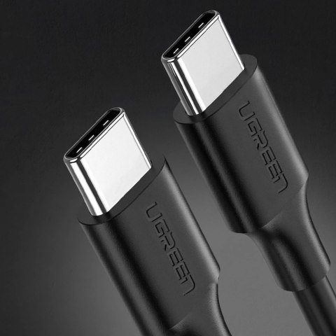Kabel Ugreen US286 USB-C - USB-C PD QC 3A 480Mb/s 1m - czarny