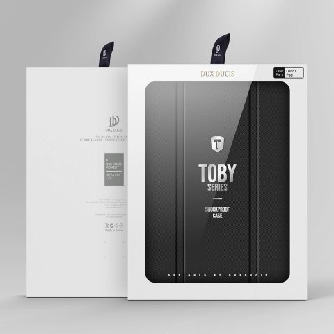 Dux Ducis Toby pancerne etui z klapką Smart Case do Oppo Pad z uchwytem na rysik czarny Dux Ducis Toby pancerne etui z klapką Smart Case do Oppo Pad z uchwytem na rysik czarny